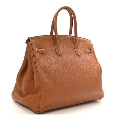 Hermes Togo Birkin 35 Gold 3 of 10