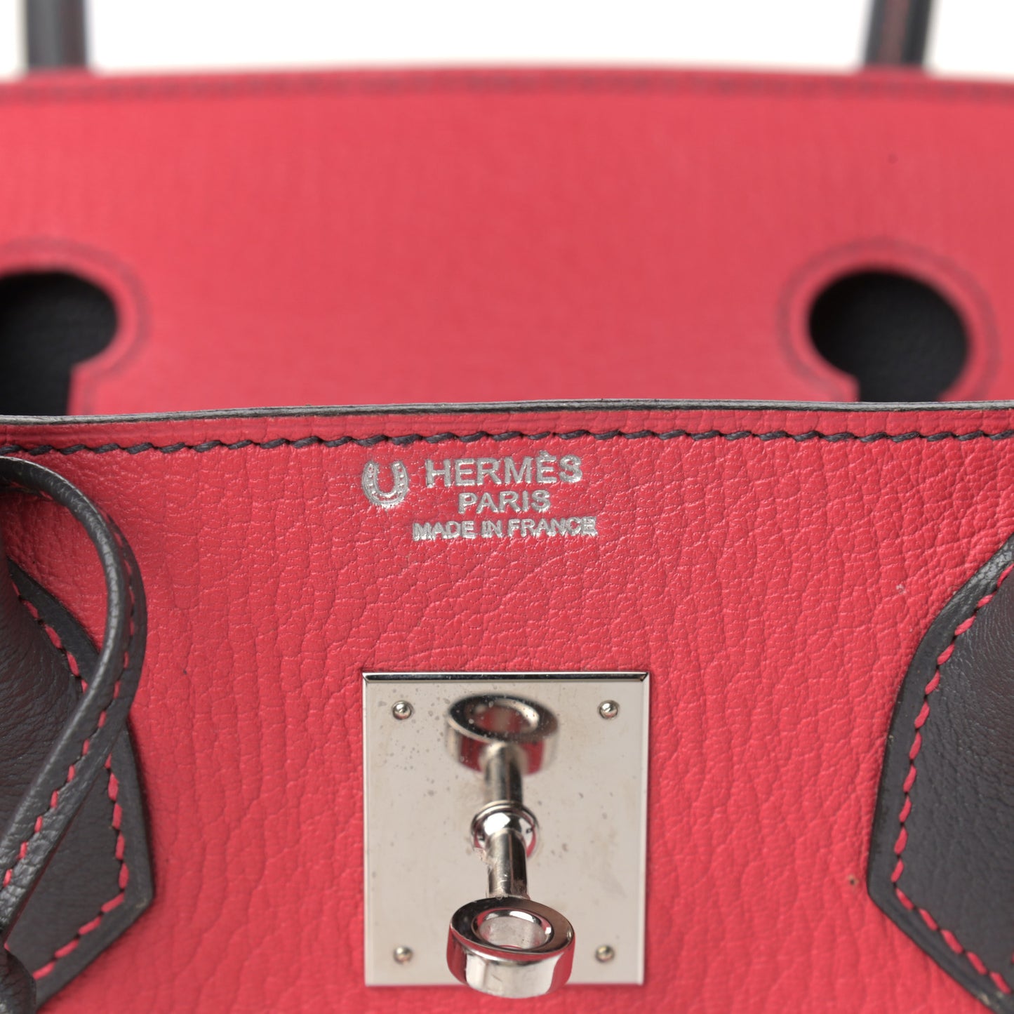 Chevre Mysore Horseshoe Birkin 30 Bougainvillea Ardoise