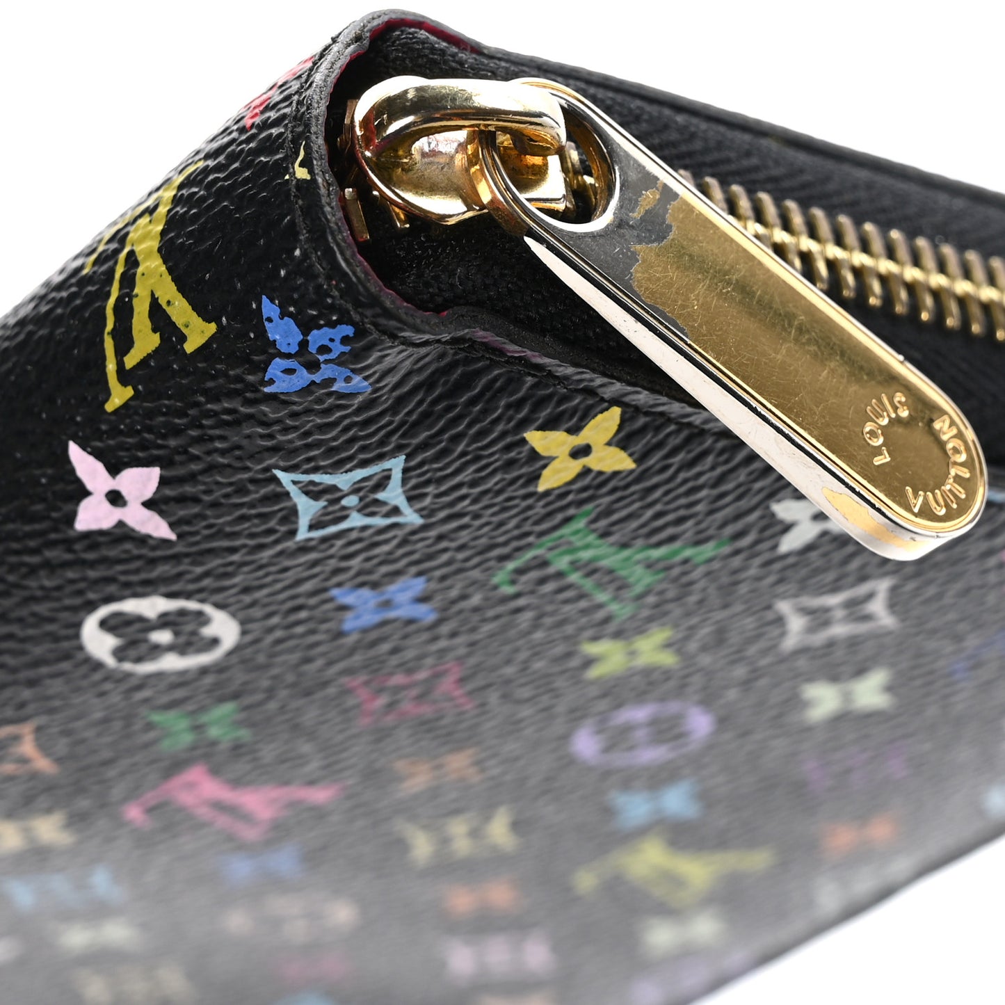 Monogram Multicolor Zippy Wallet Black Grenade