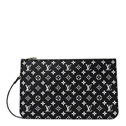 Louis Vuitton Monogram Giant Jungle Neverfull MM GM Pochette Black 1 of 7