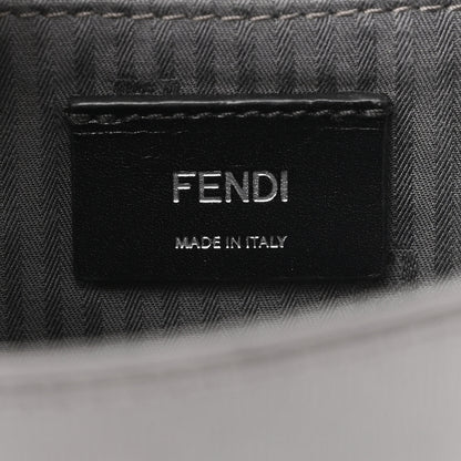 Fendi Vitello Elite Flamingo Demi Jour Shoulder Bag Grey 6 of 10