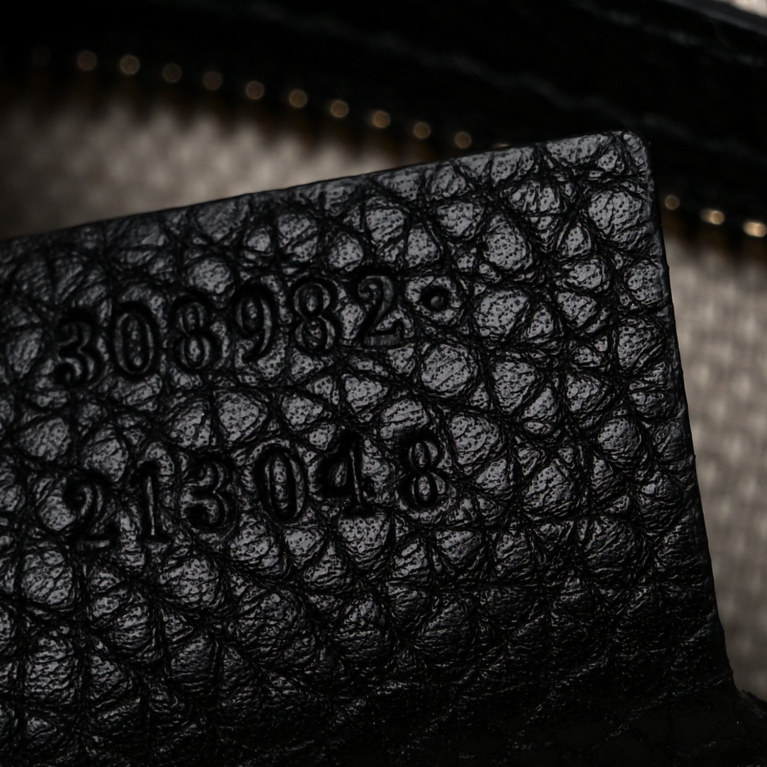 Gucci Pebbled Calfskin Medium Soho Chain Shoulder Bag Black 7 of 14