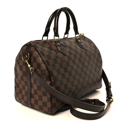 Louis Vuitton Damier Ebene Speedy Bandouliere 30 3 of 11