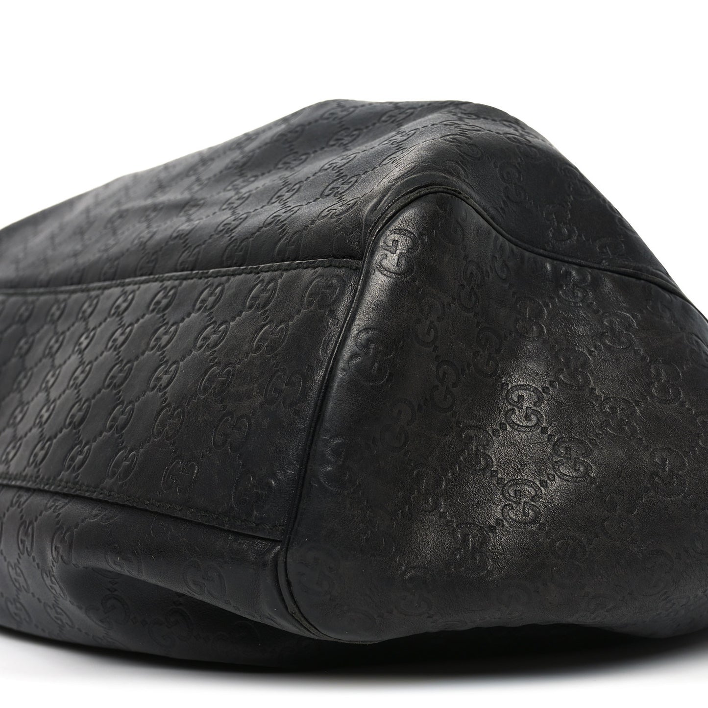 Guccissima Medium Sukey Tote Black
