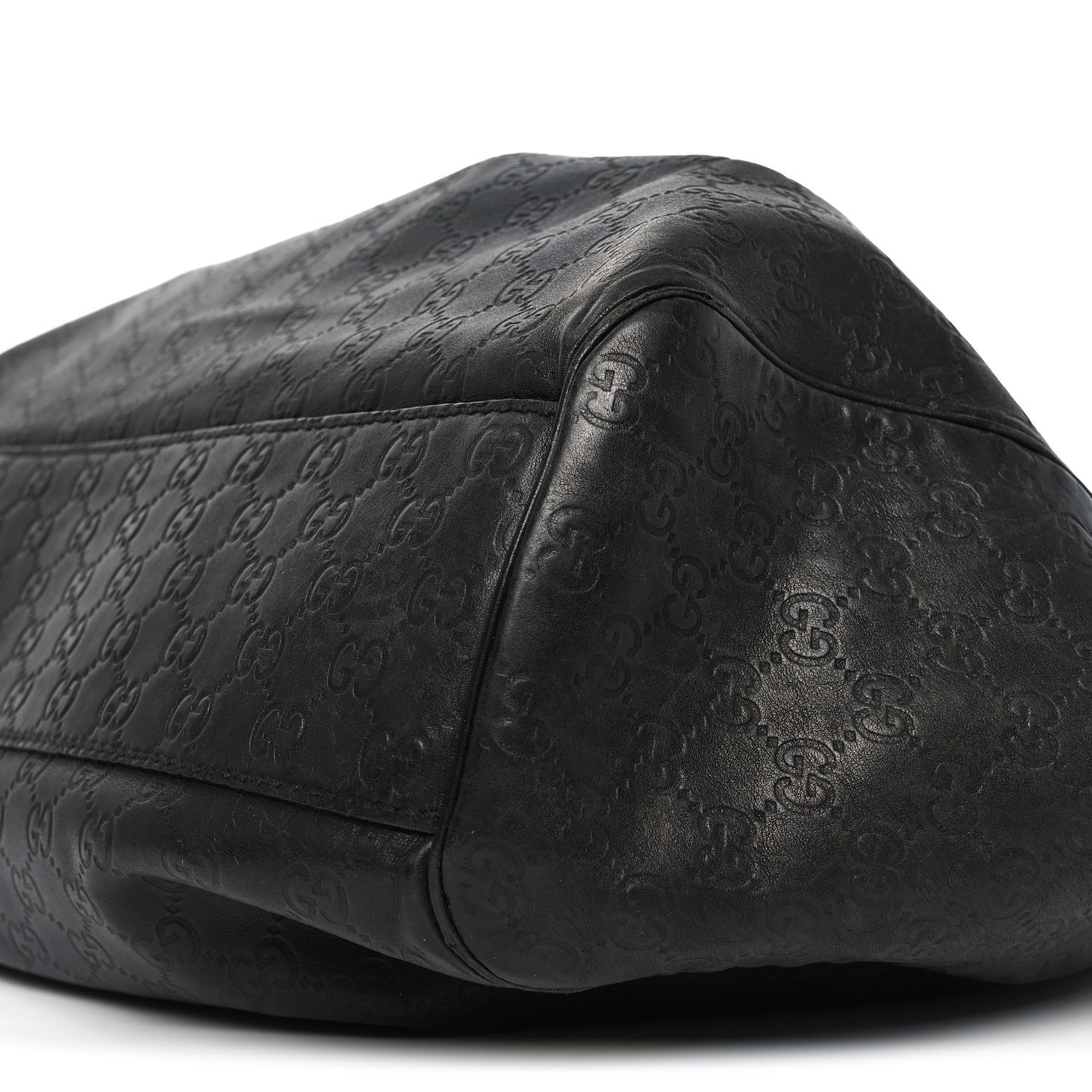 Gucci Guccissima Medium Sukey Tote Black 9 of 10