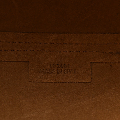 Loewe Shiny Calfskin Mini Puzzle Fold Tote Warm Desert 7 of 11