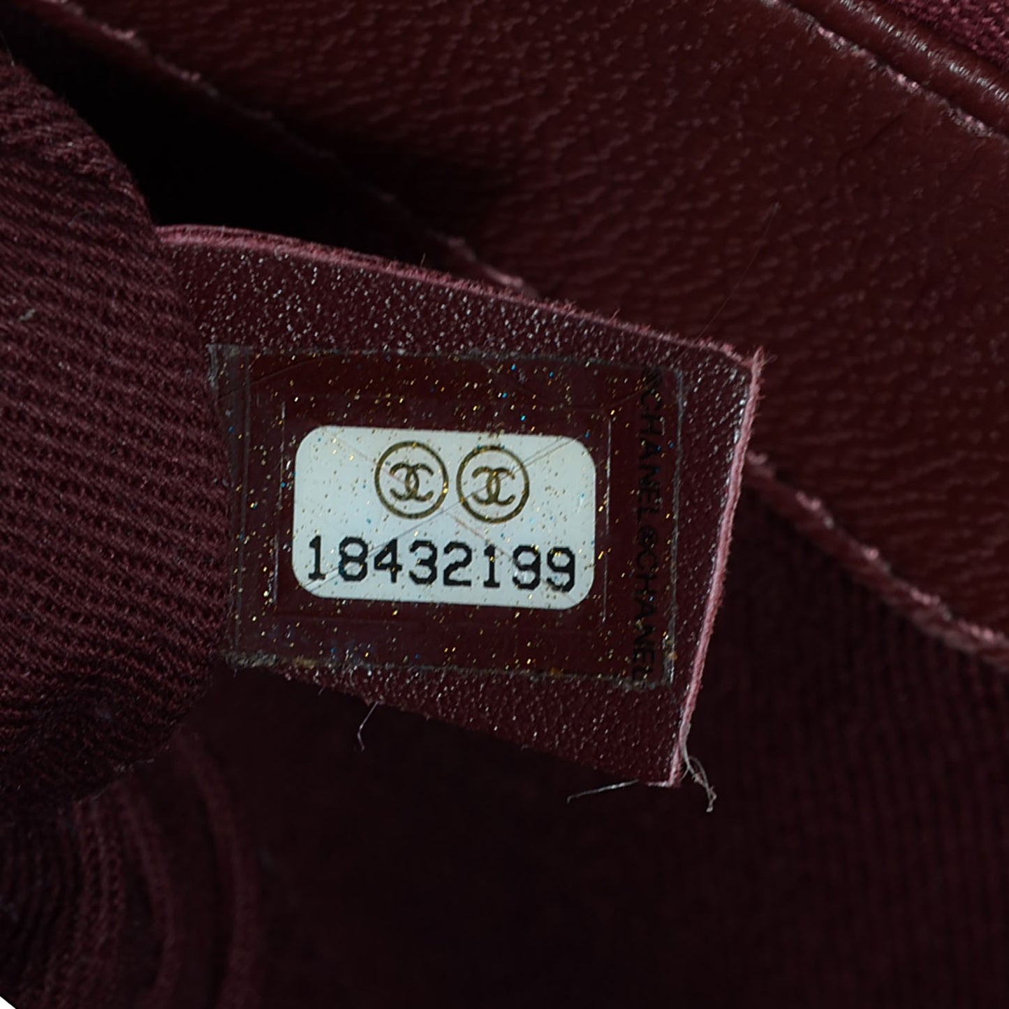 Suede Lambskin Glazed Calfskin Lady Vintage Tote Burgundy