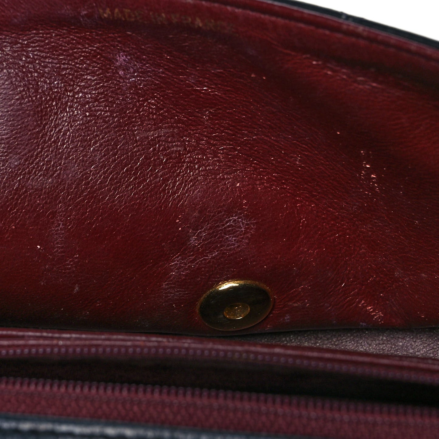 Lambskin Quilted Small Single Flap Black