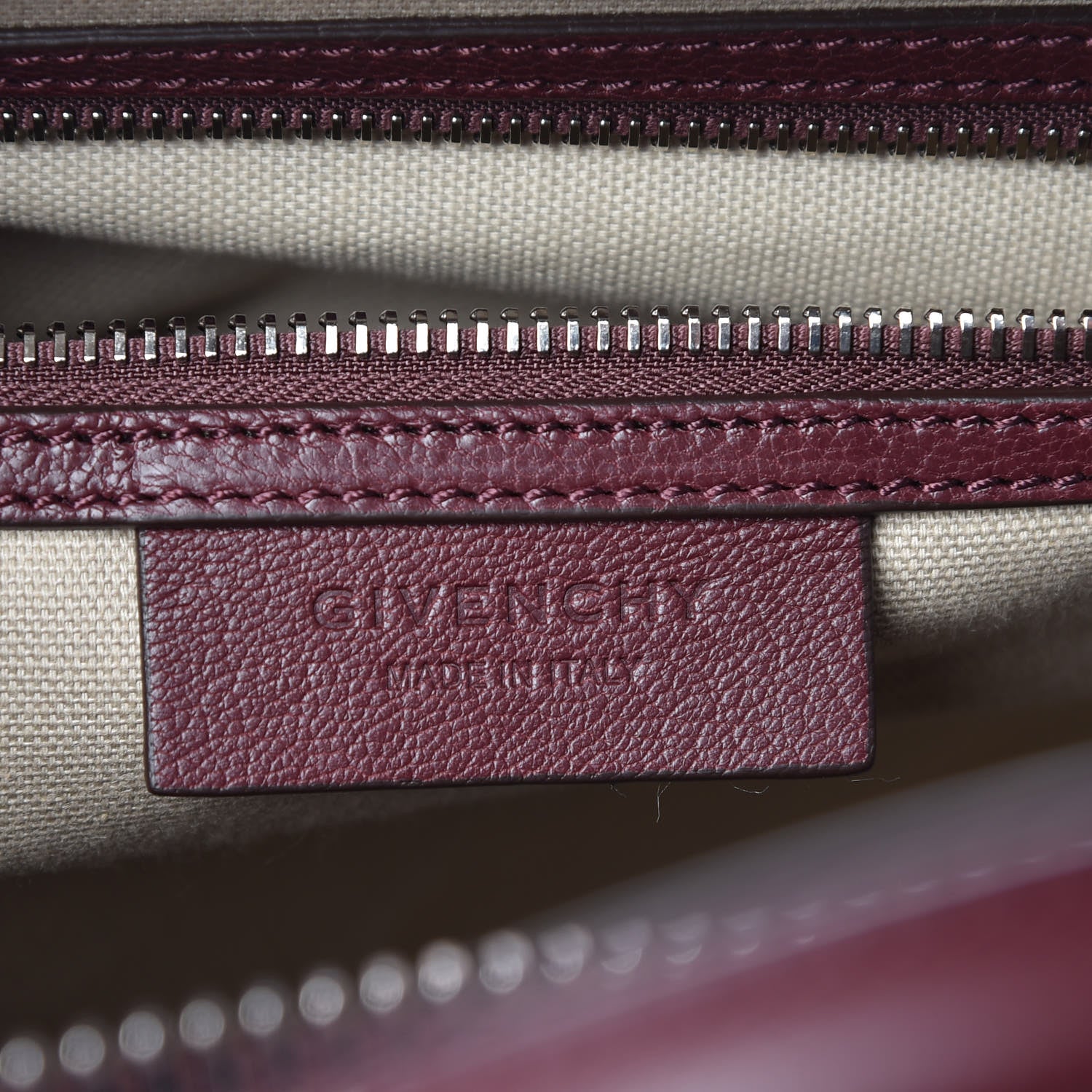 Givenchy Sugar Goatskin Medium Antigona Burgundy 6 of 7