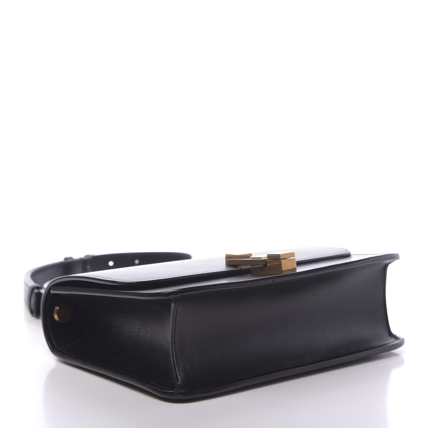 Smooth Calfskin Carre Satchel Black