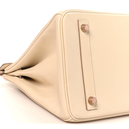 Hermes Epsom Birkin 30 Craie 9 of 11