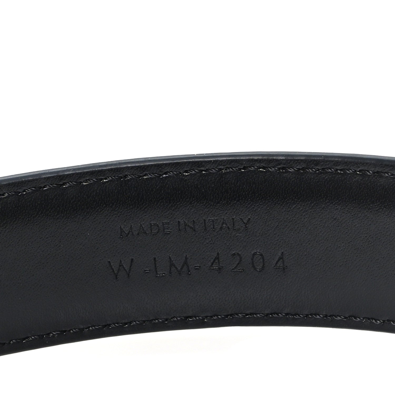 Celine Box Calfskin Medium 25mm Triomphe Belt Black 80 32 Black 3 of 5