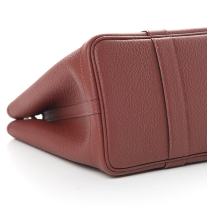 Hermes Vache Country Garden Party 30 TPM Rouge H 9 of 11