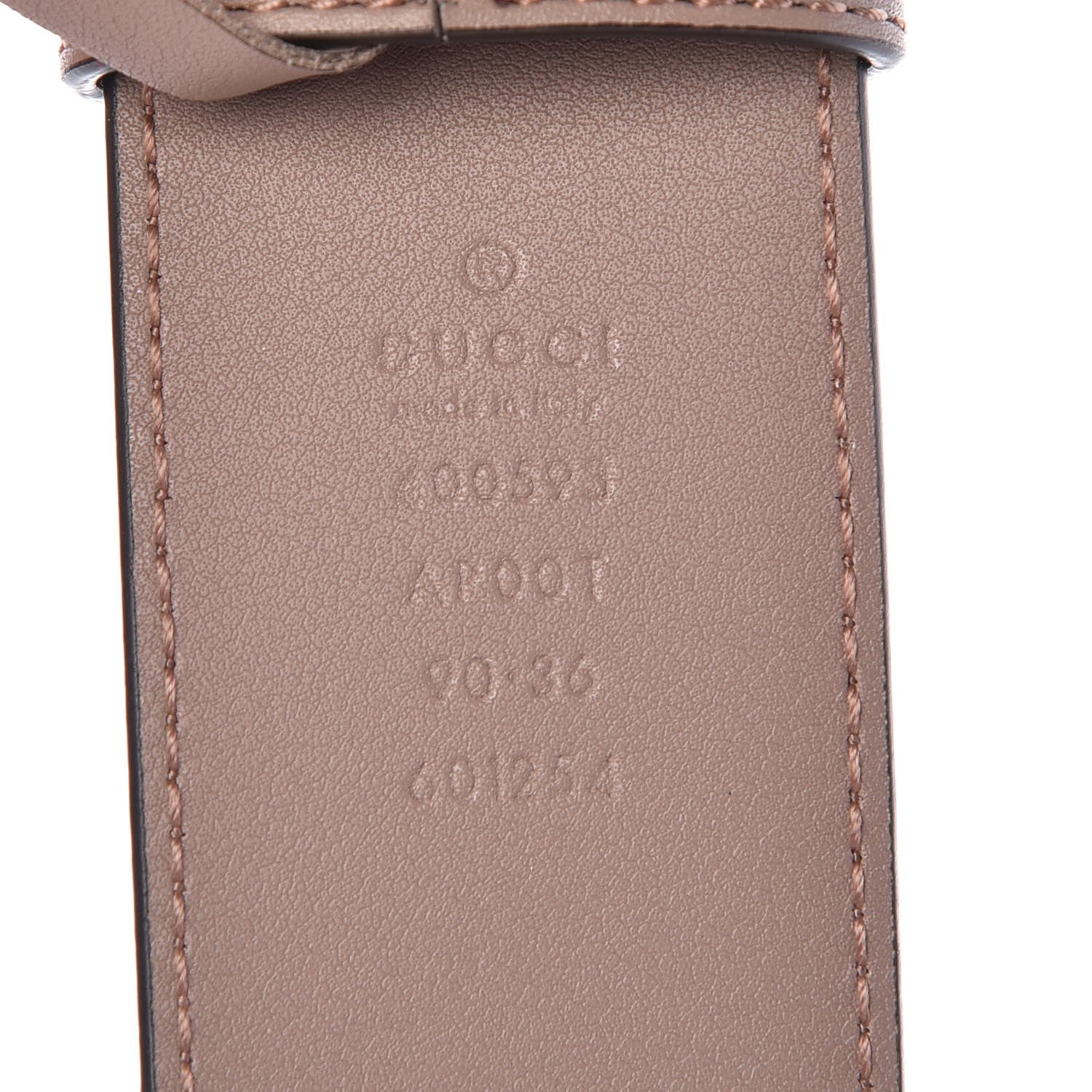 Gucci Calfskin Double G 40mm Belt 90 36 Porcelain Rose 4 of 7