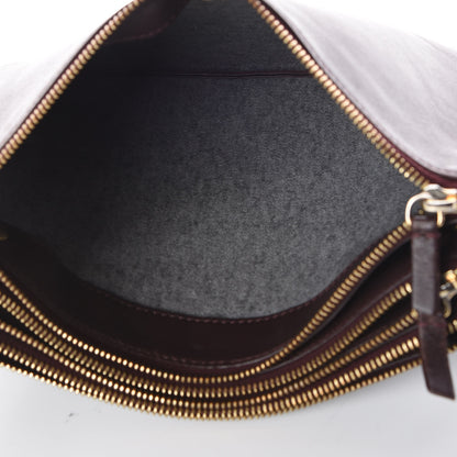Celine Smooth Lambskin Large Trio Crossbody Bag Bordeaux 7 of 17