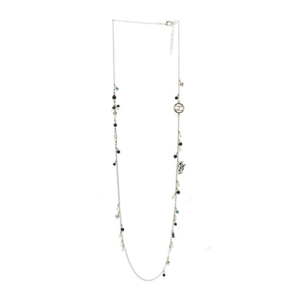 Chanel Resin Bead Pearl CC Necklace Gold 5 of 6