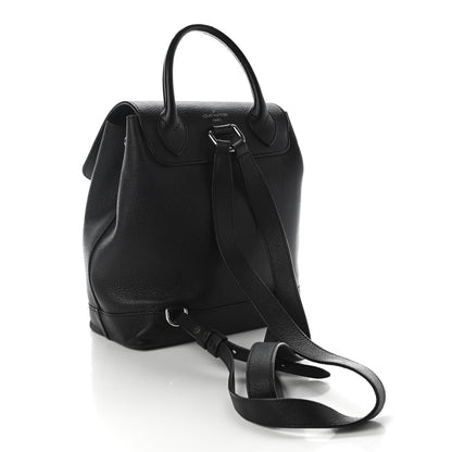 Louis Vuitton Calfskin Lockme Backpack Black 3 of 9