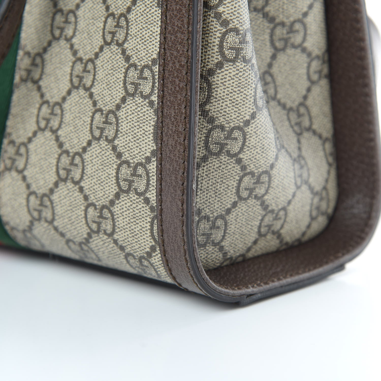 Gucci GG Supreme Monogram Small Ophidia Tote Bag Brown 11 of 12