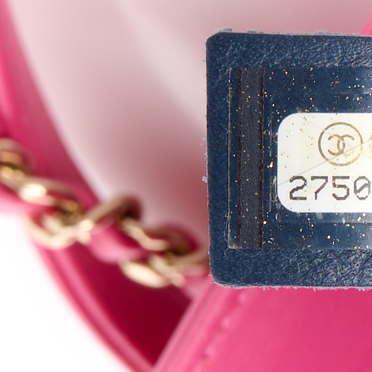 Lambskin CC Mania Flap Bag Pink