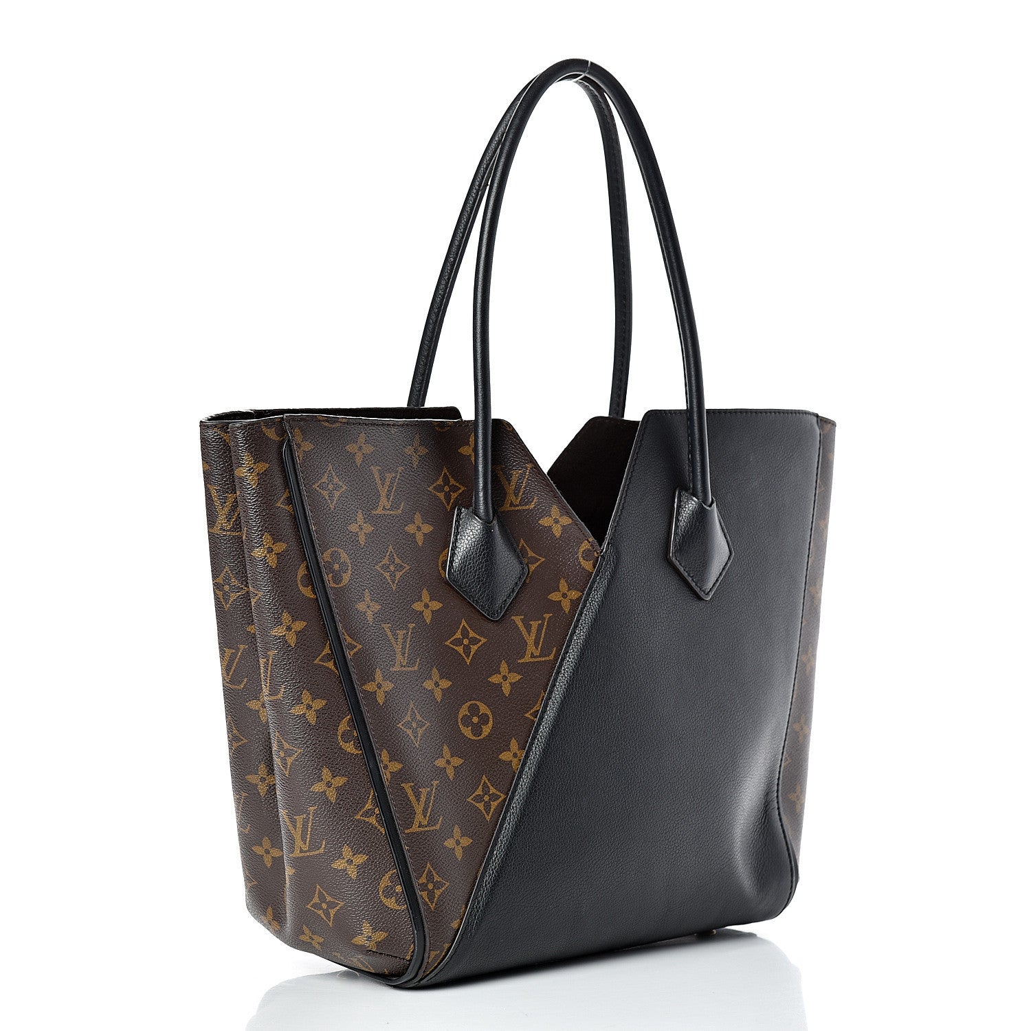 Louis Vuitton Calfskin Monogram Kimono Tote Black 2 of 25