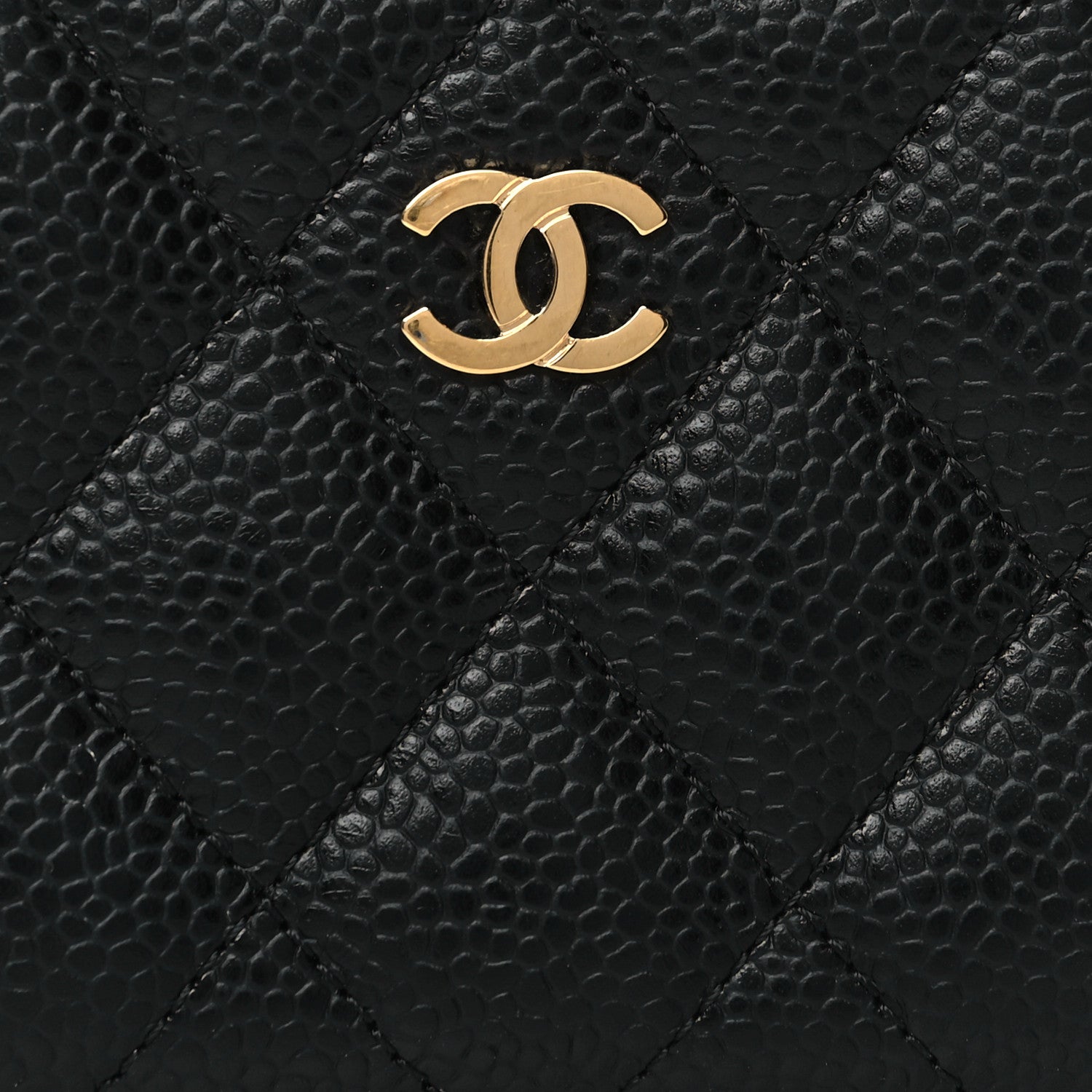 Chanel Caviar Quilted Classic Zipped Coin Purse Black 8 of 8