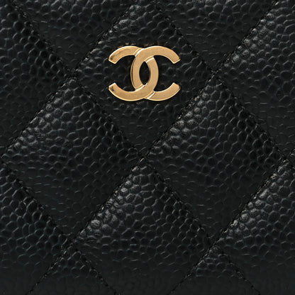 Chanel Caviar Quilted Classic Zipped Coin Purse Black 8 of 8