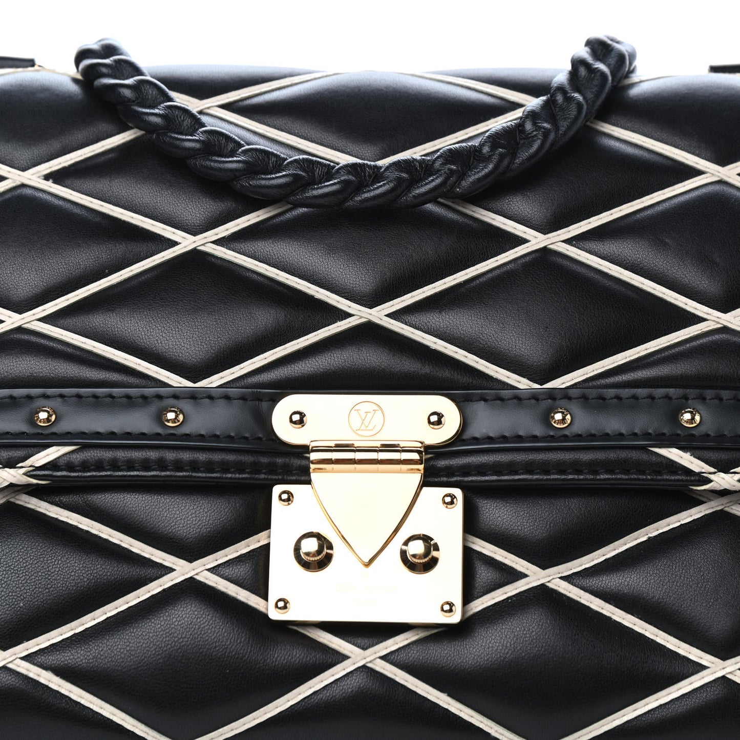 Lambskin Malletage Pochette Flap Black