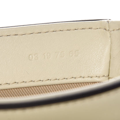 Chloe Calfskin Crocodile Embossed Mini C Bag White Beige 9 of 9