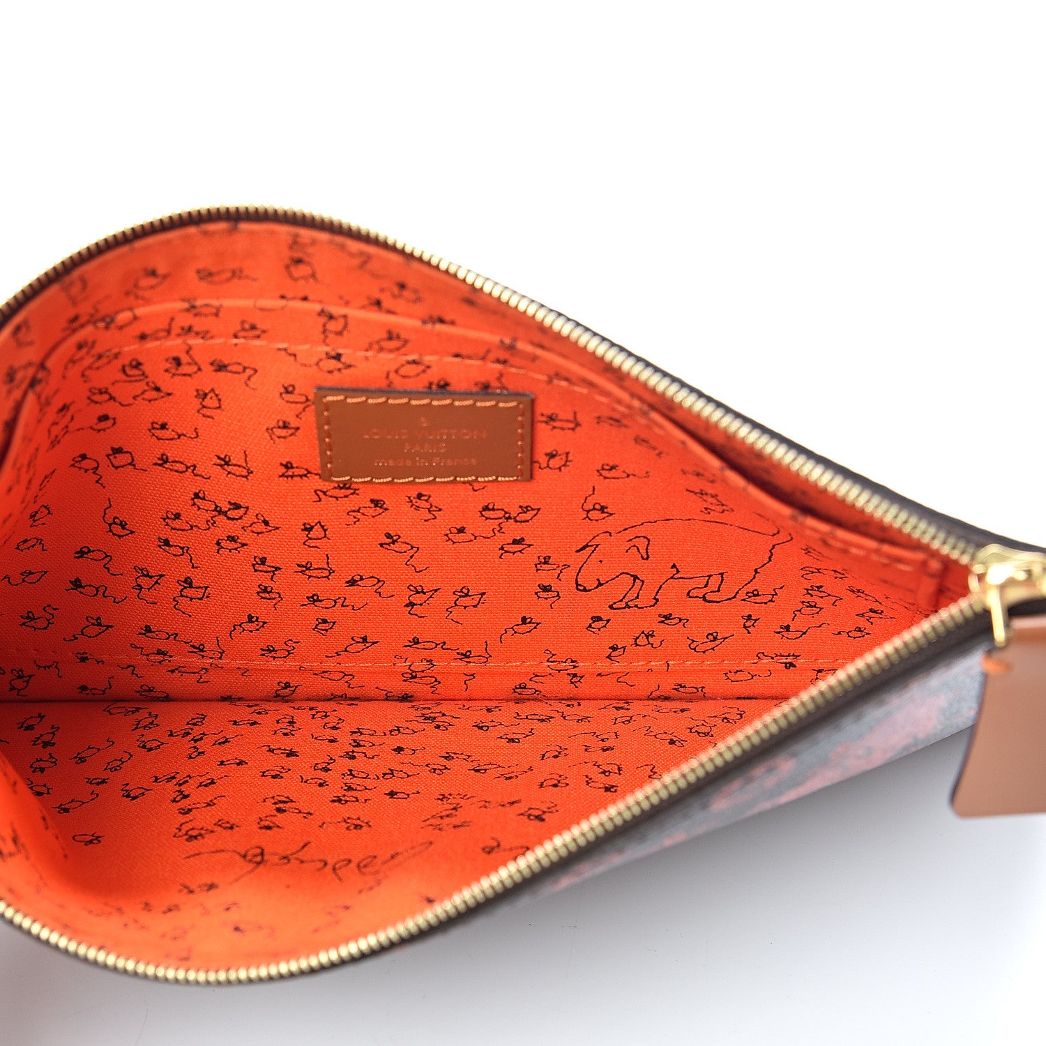 Louis Vuitton Catogram Neverfull MM GM Pochette Marron 4 of 6