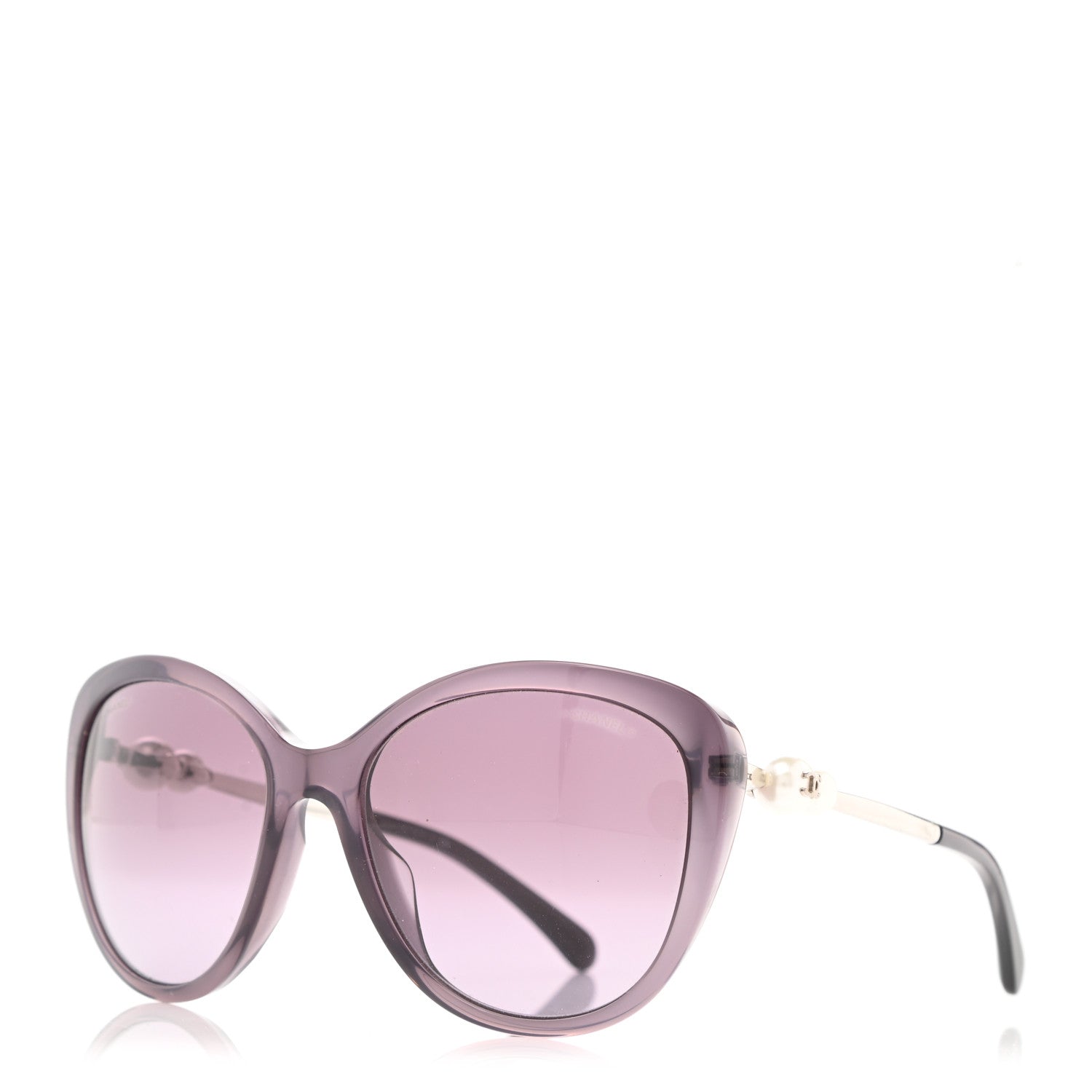 Chanel Pearl Sunglasses 5338-H-A Purple 1 of 7