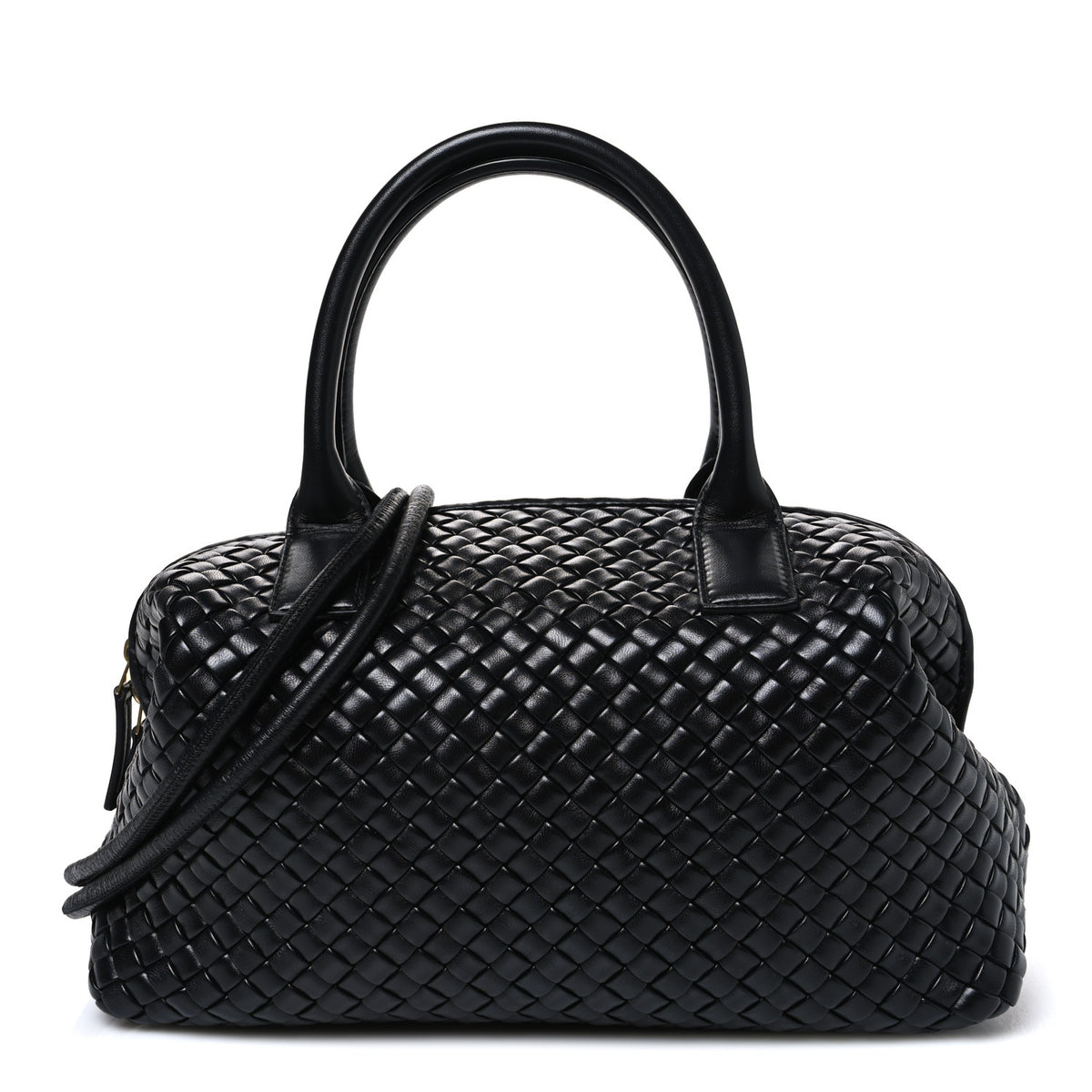Bottega Veneta Nappa Intrecciato Medium Bauletto Black 1 of 11