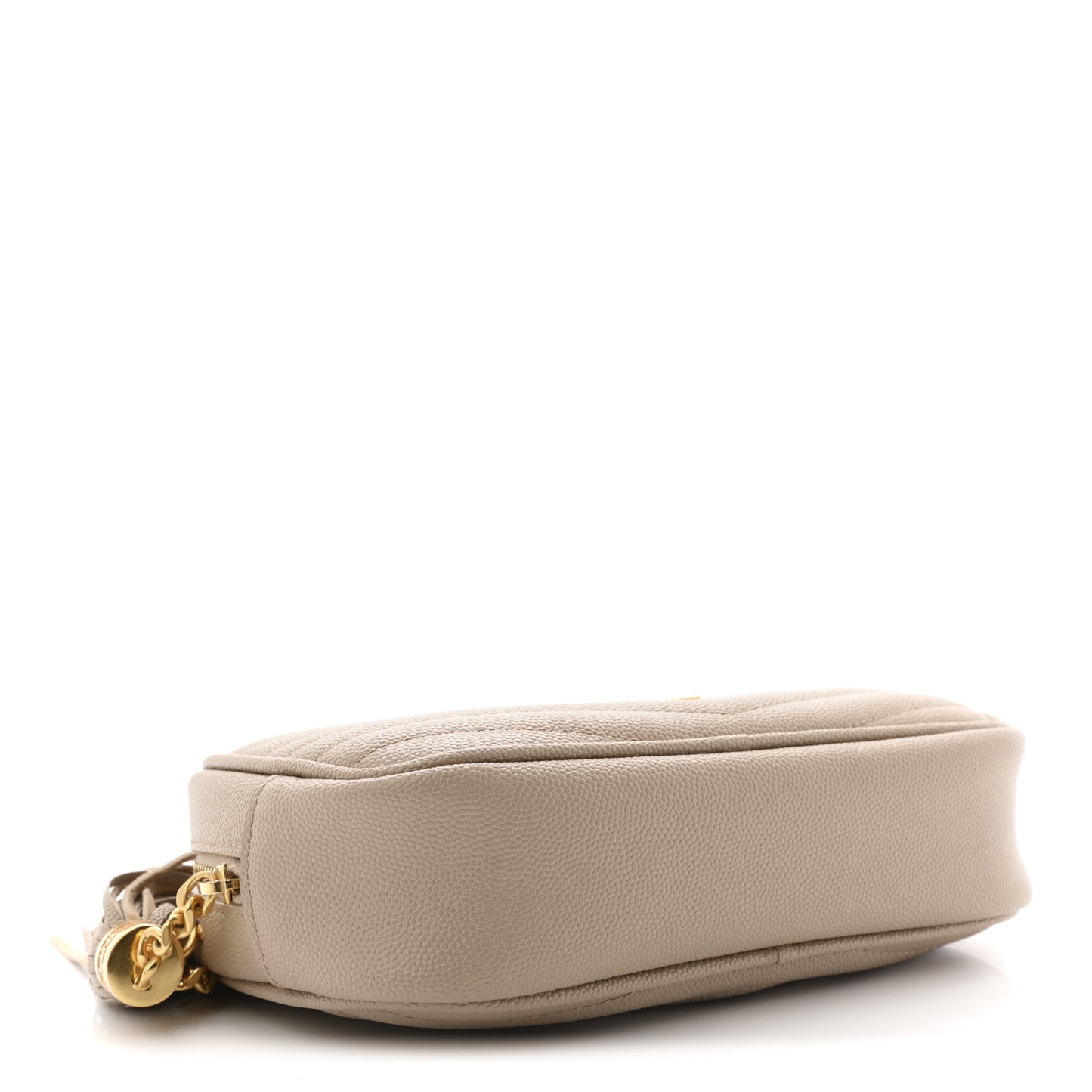 Grain De Poudre Matelasse Monogram Mini Lou Camera Bag Dark Beige