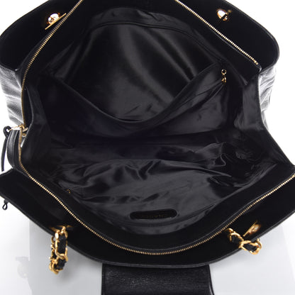 Chanel Caviar XL Weekender Bag Black 6 of 17