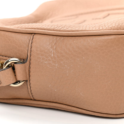 Gucci Pebbled Calfskin Small Soho Disco Bag Camelia 11 of 12