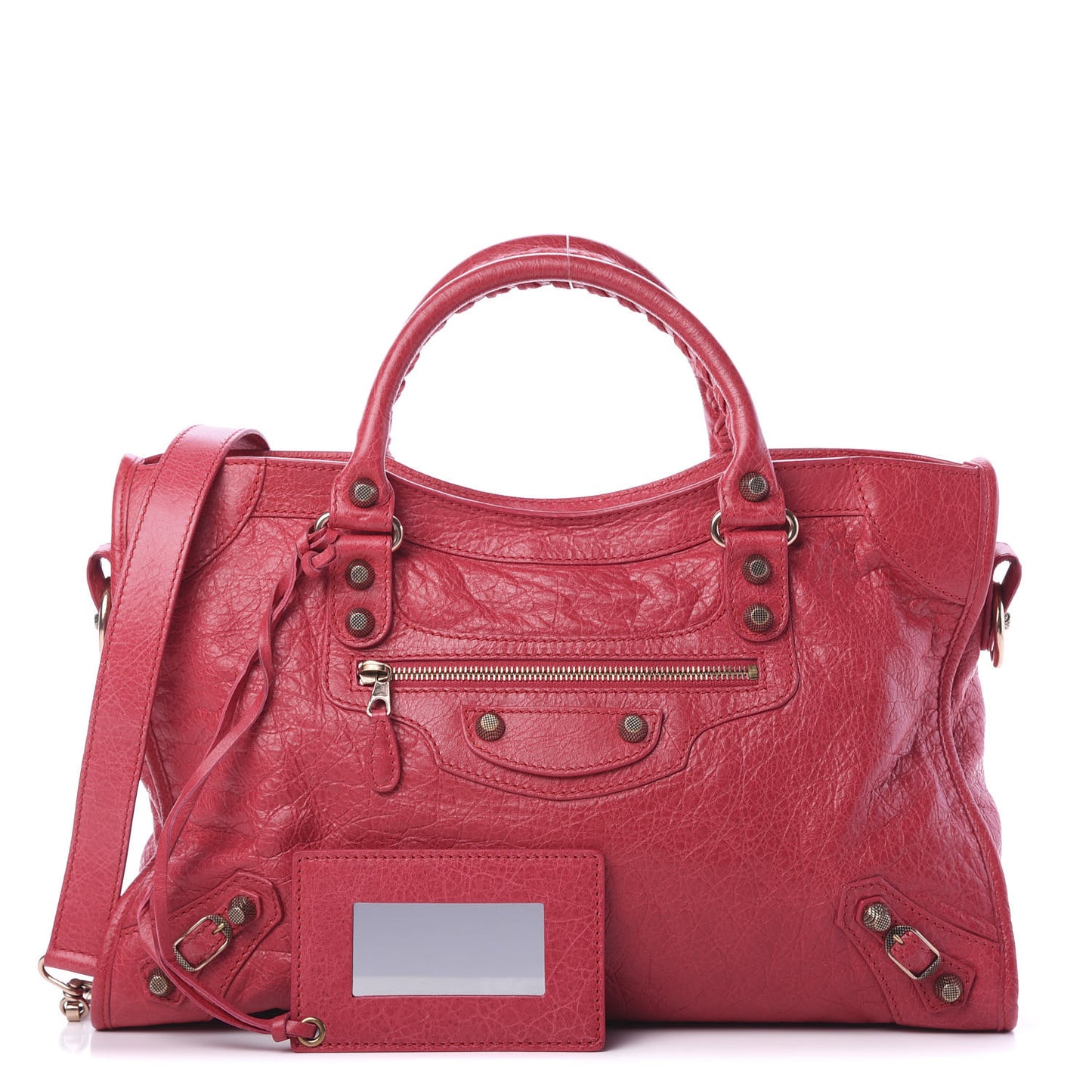 Agneau Giant 12 Rose Gold Hardware City Rose Thulian