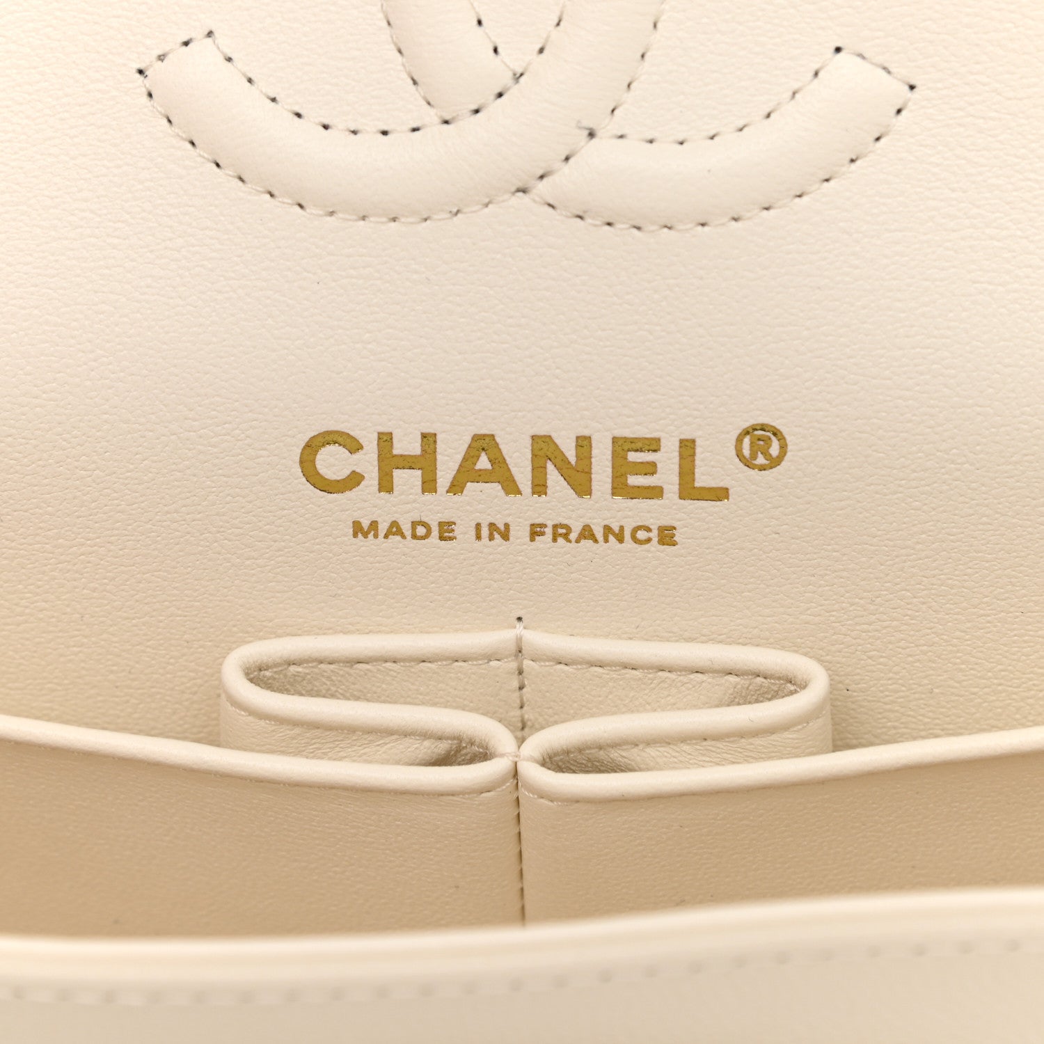 Chanel Caviar Quilted Small Double Flap White 6 of 11