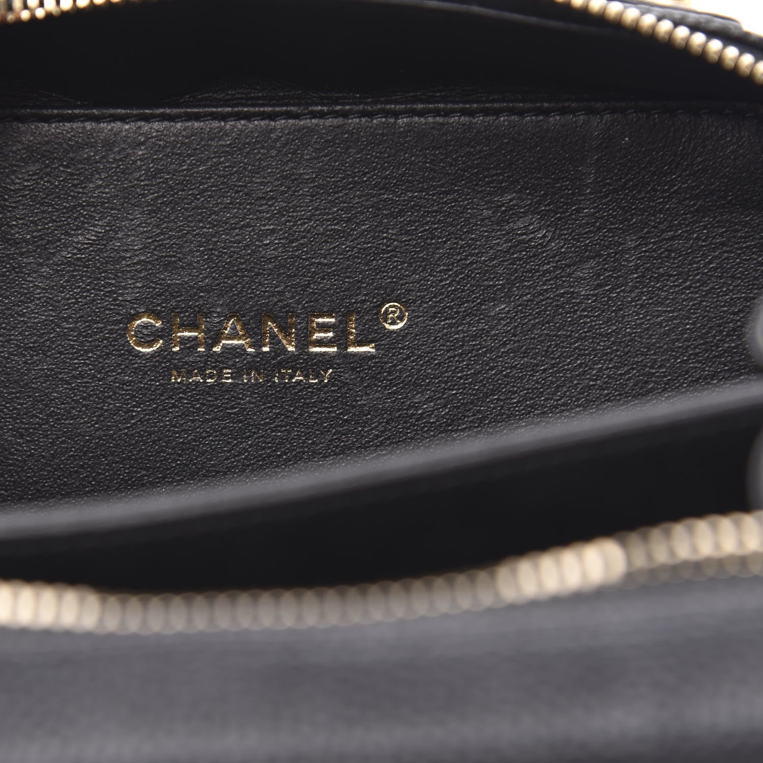 Chanel Caviar Quilted Small CC Filigree Vanity Case Black 6 of 11