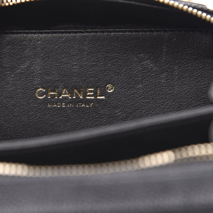 Chanel Caviar Quilted Small CC Filigree Vanity Case Black 6 of 11
