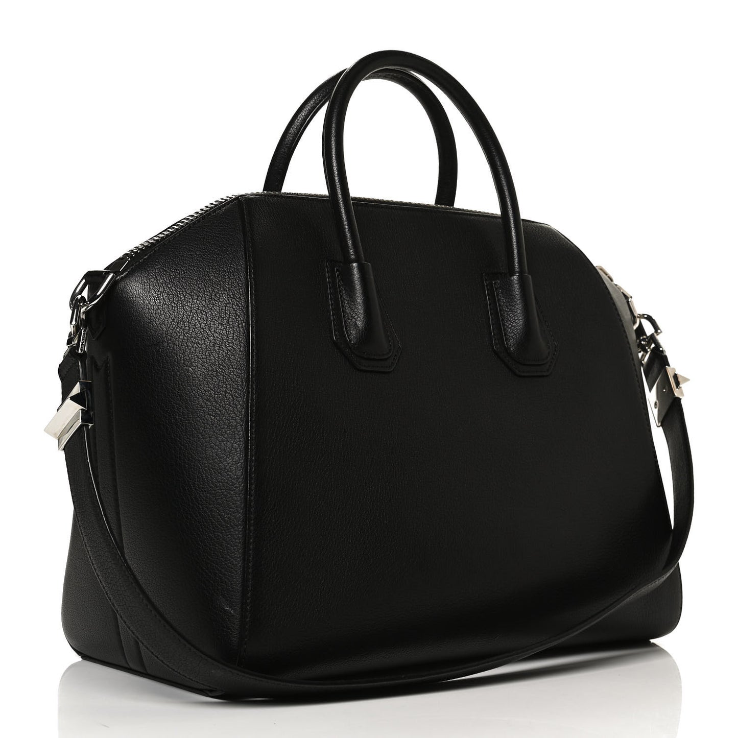 Sugar Goatskin Medium Antigona Black