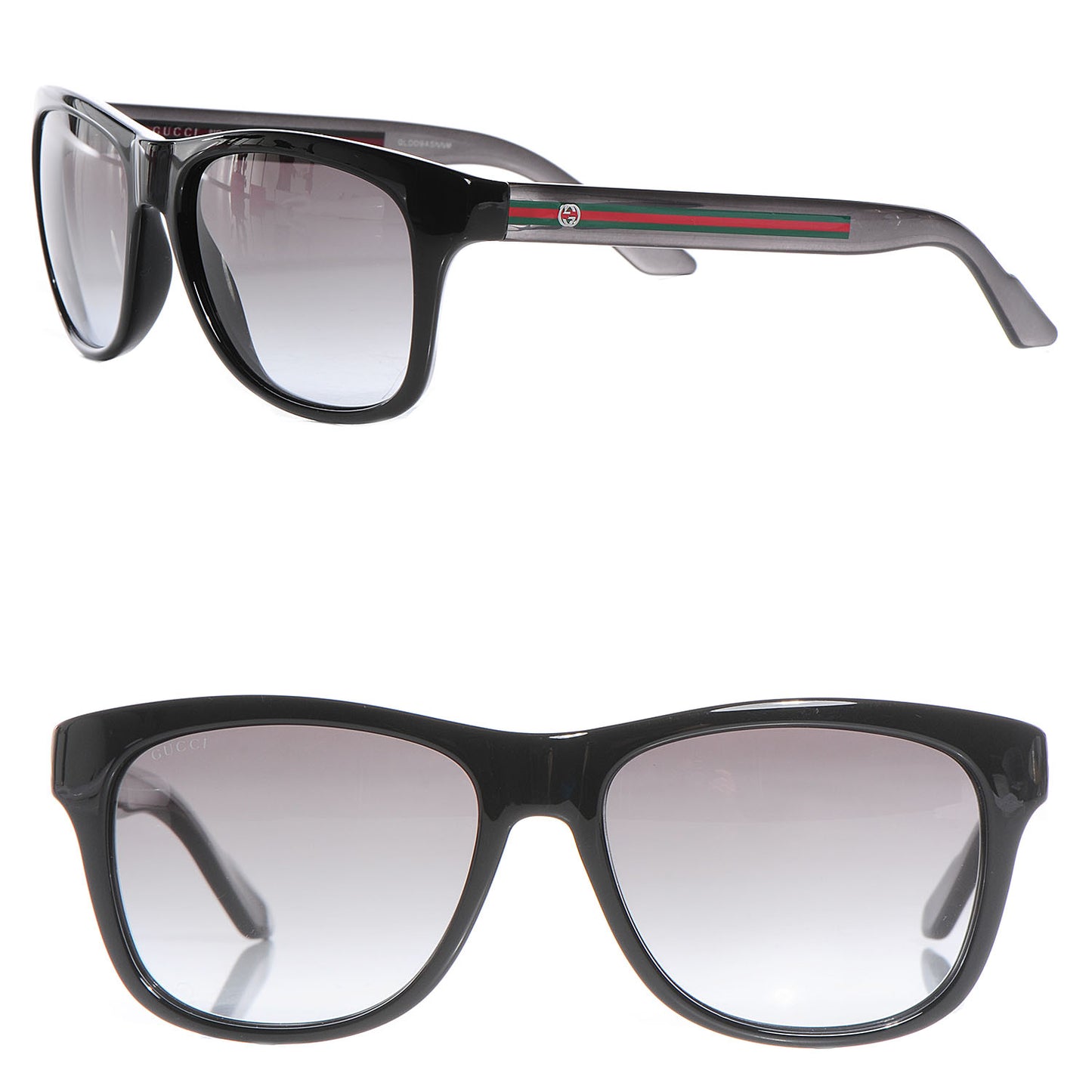 Bio-Based Frame Rectangle Web Sunglasses 3709/S Black