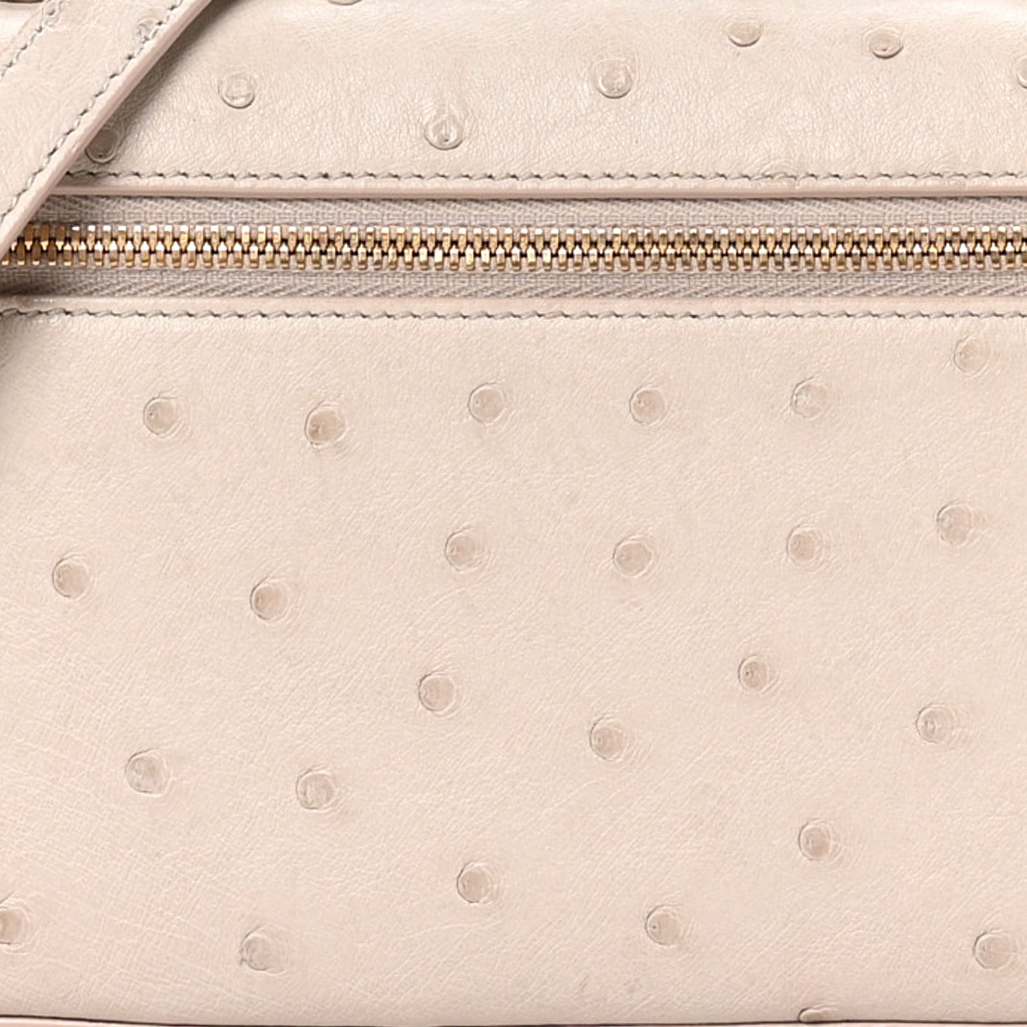 Loro Piana Ostrich L19 Extra Pocket Pouch Light Travertine 7 of 10