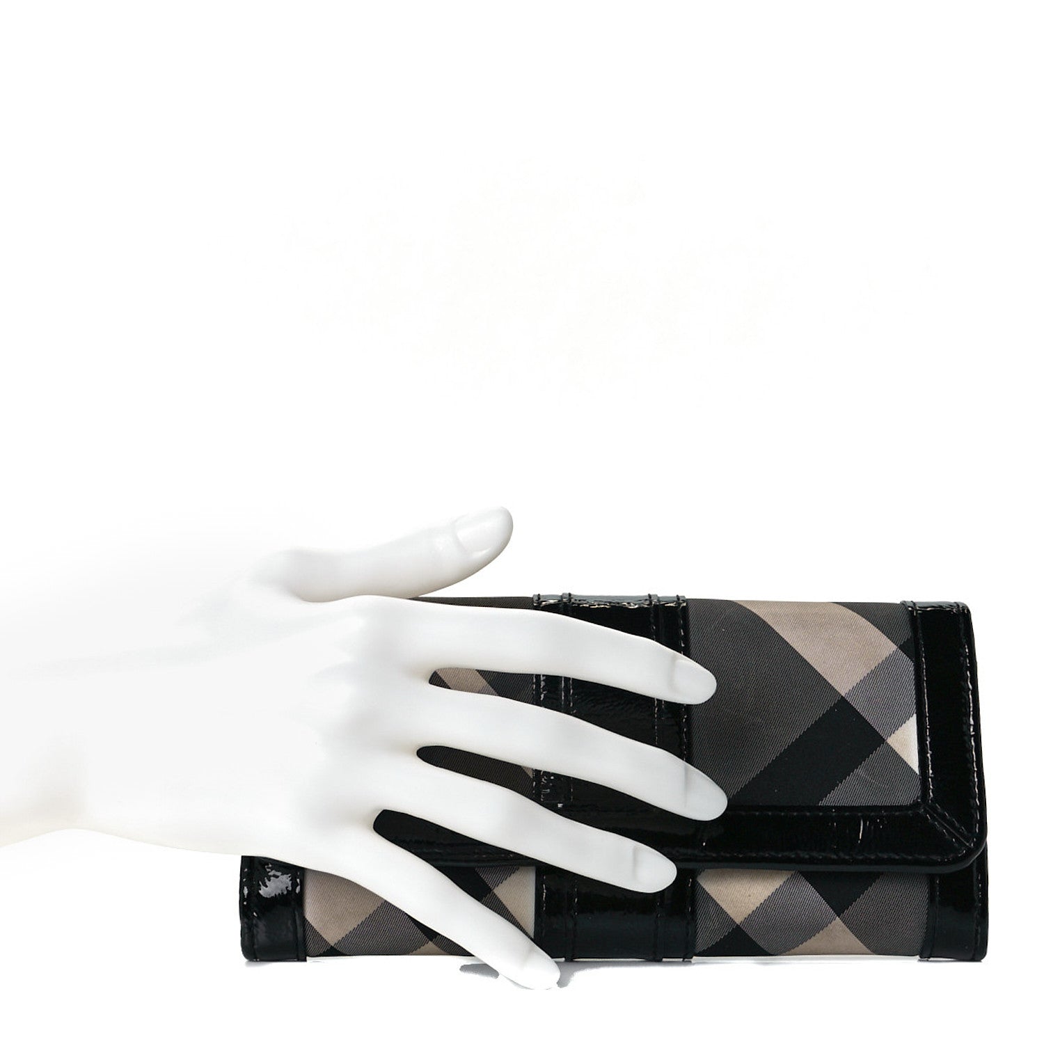 Burberry Beat Check Penrose Continental Wallet Black 2 of 8