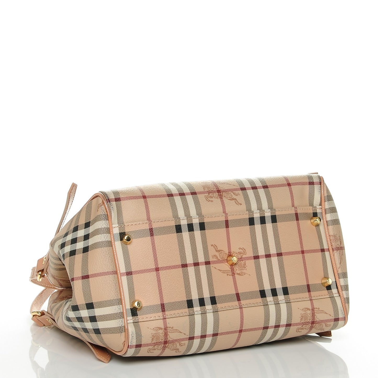 Haymarket Check Small Canterbury Tote Pale Coral Pink