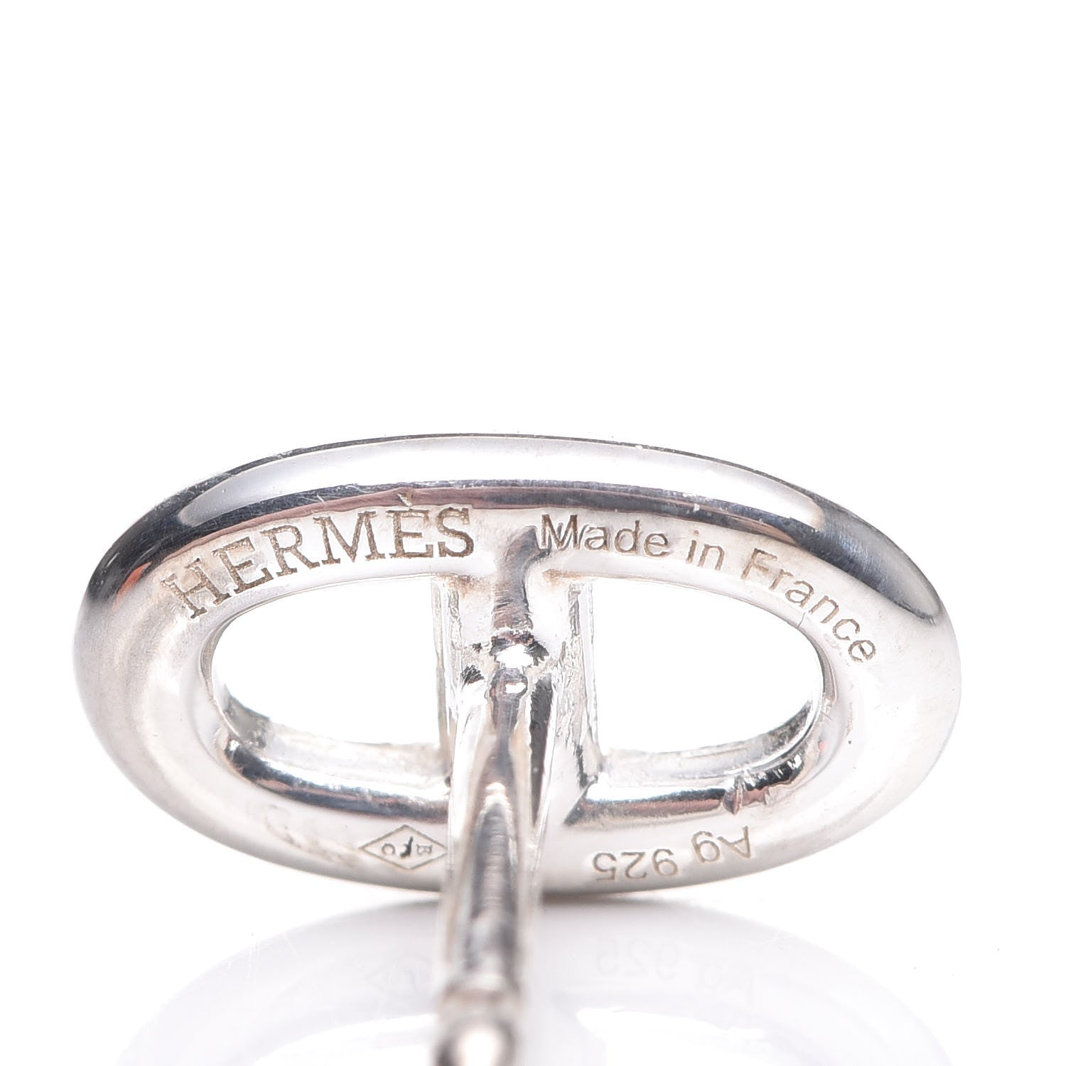 Hermes Sterling Silver TPM Farandole Earrings 3 of 7