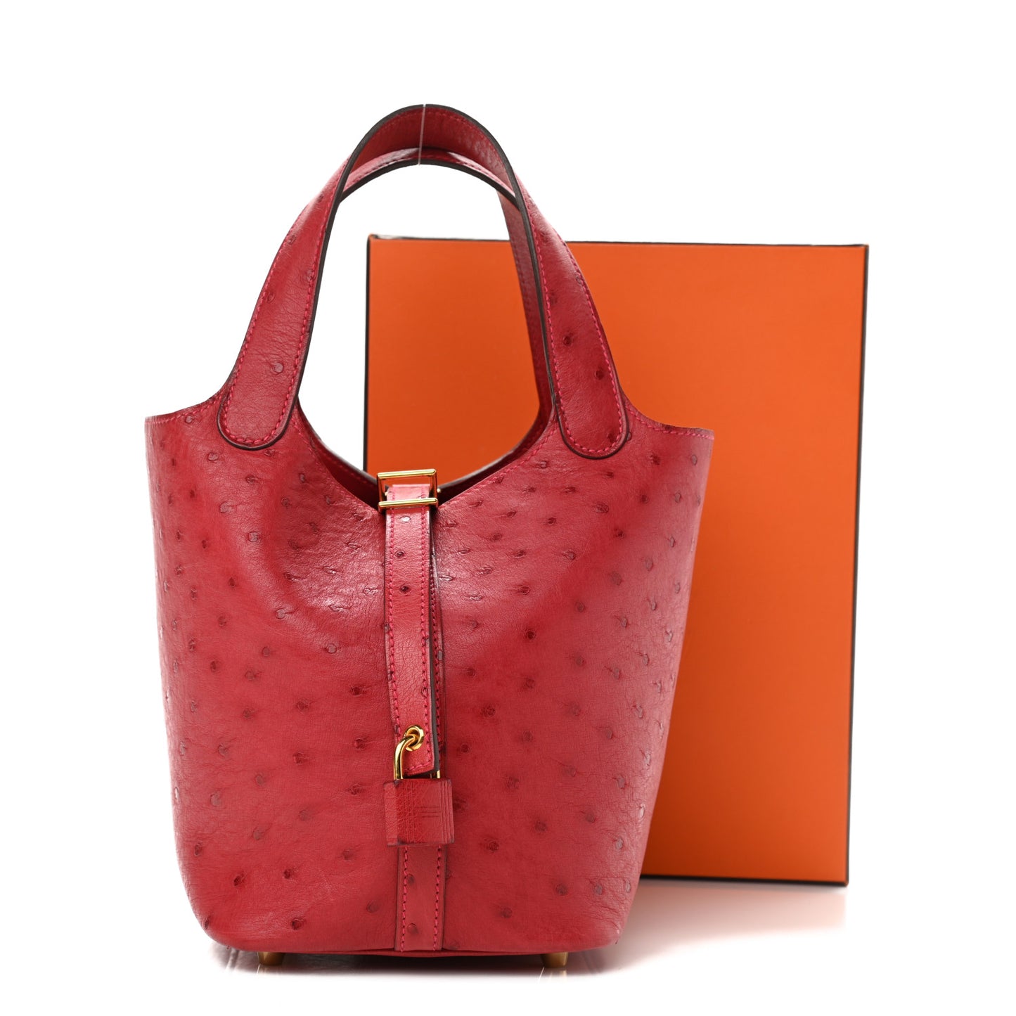 Ostrich Picotin Lock 18 Rouge Vif