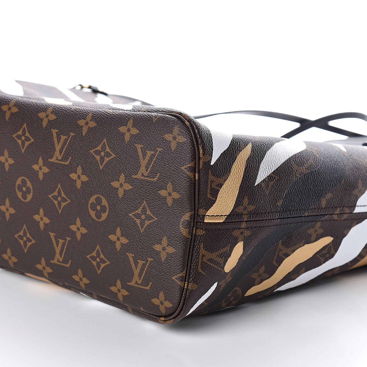 Louis Vuitton X LOL Monogram Neverfull MM Gold Silver 10 of 10