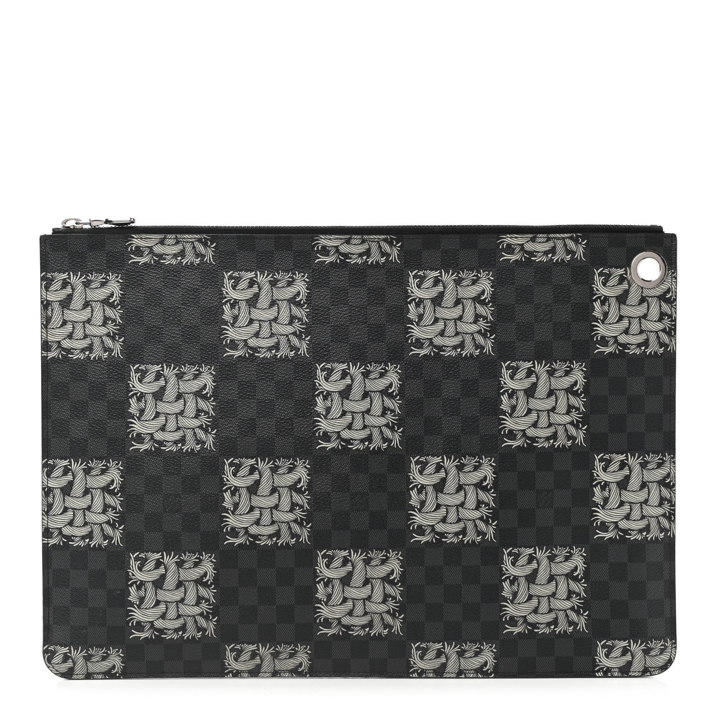 Damier Graphite Rope Pochette Jour GM White