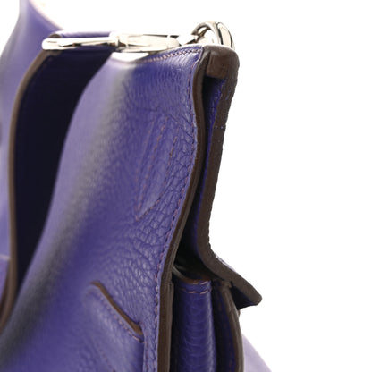 Hermes Taurillon Clemence Jypsiere 34 Iris 13 of 15