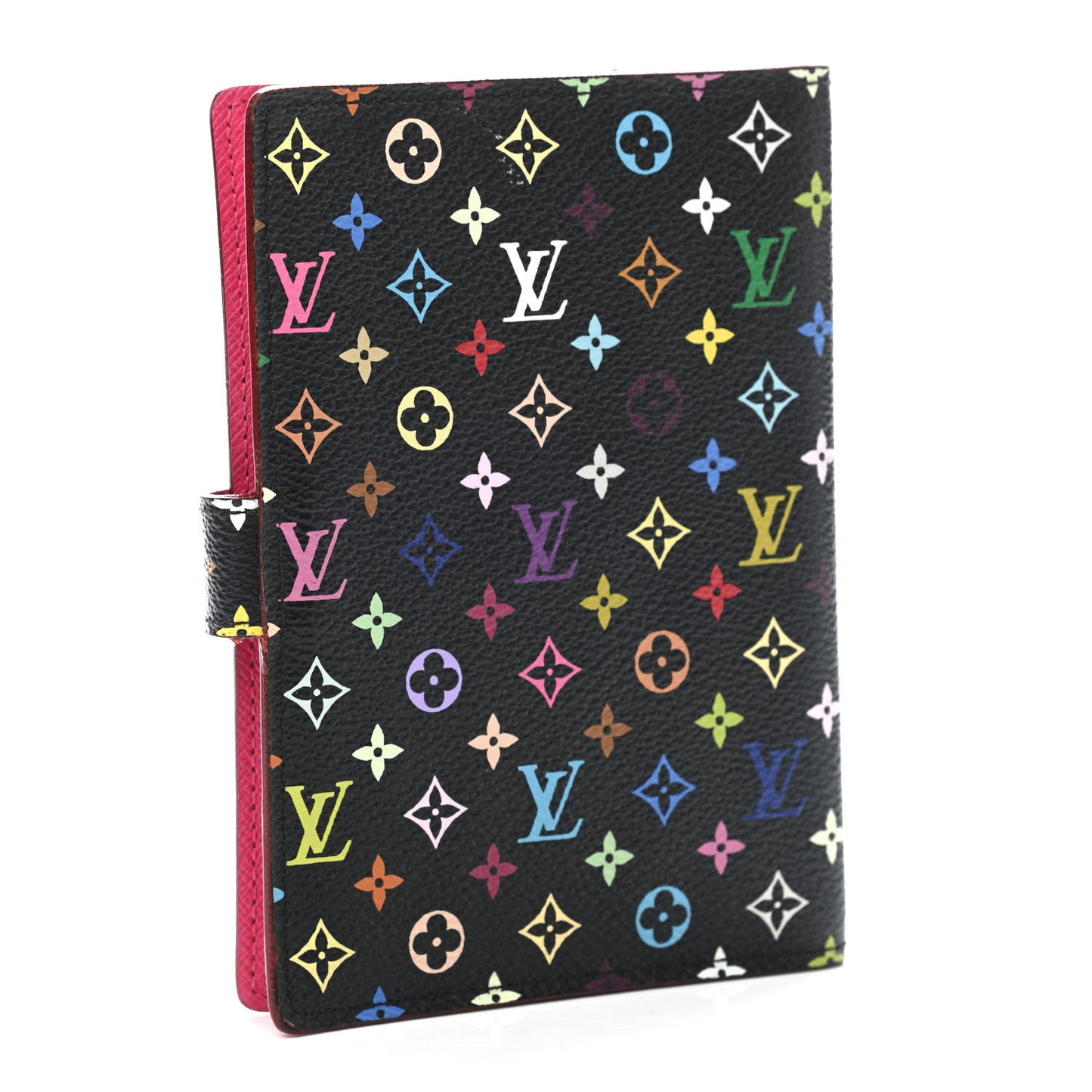 Monogram Multicolor Small Ring Agenda Cover Black Grenade