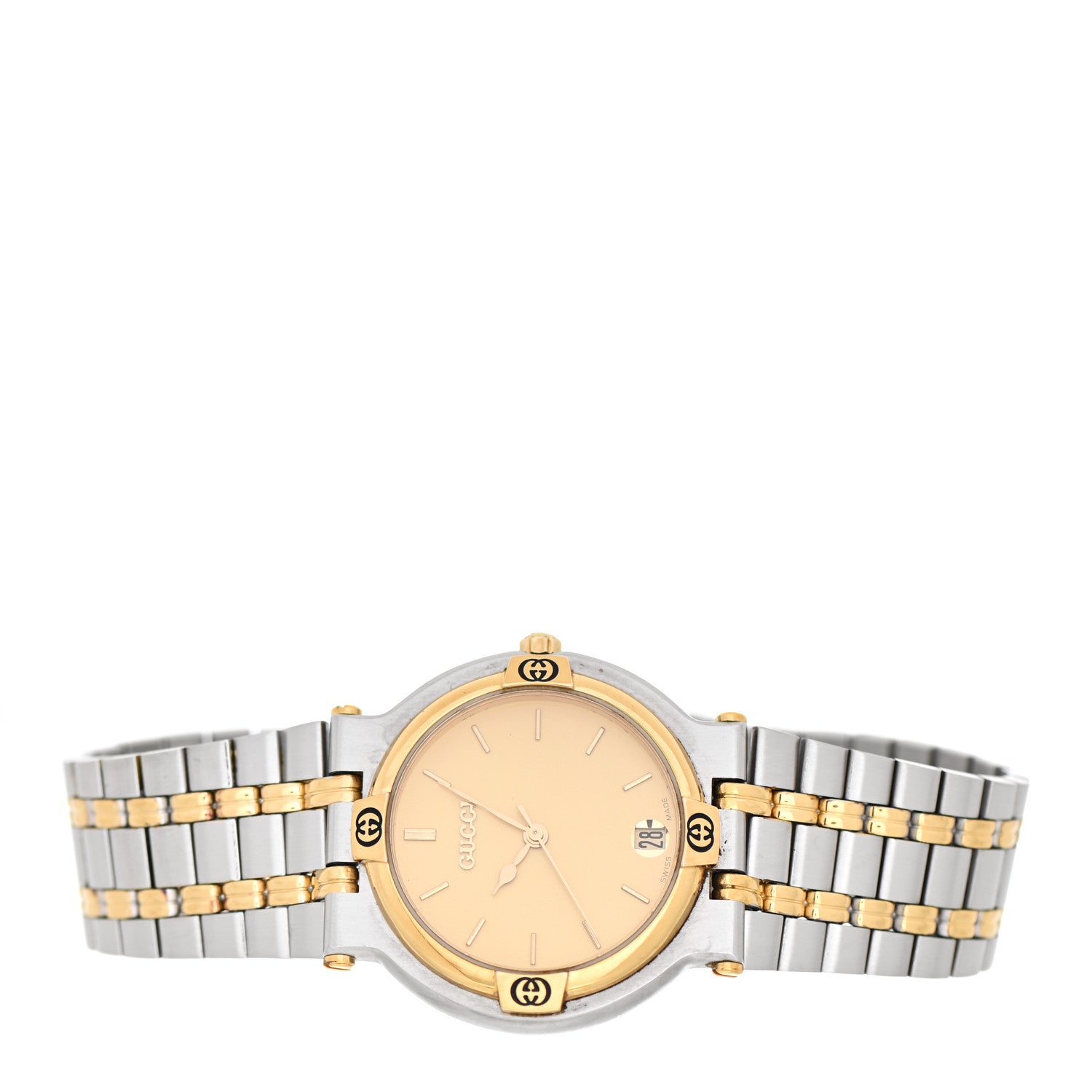 Gucci Stainless Steel 32mm 9000M Quartz Watch Gold 2 of 4